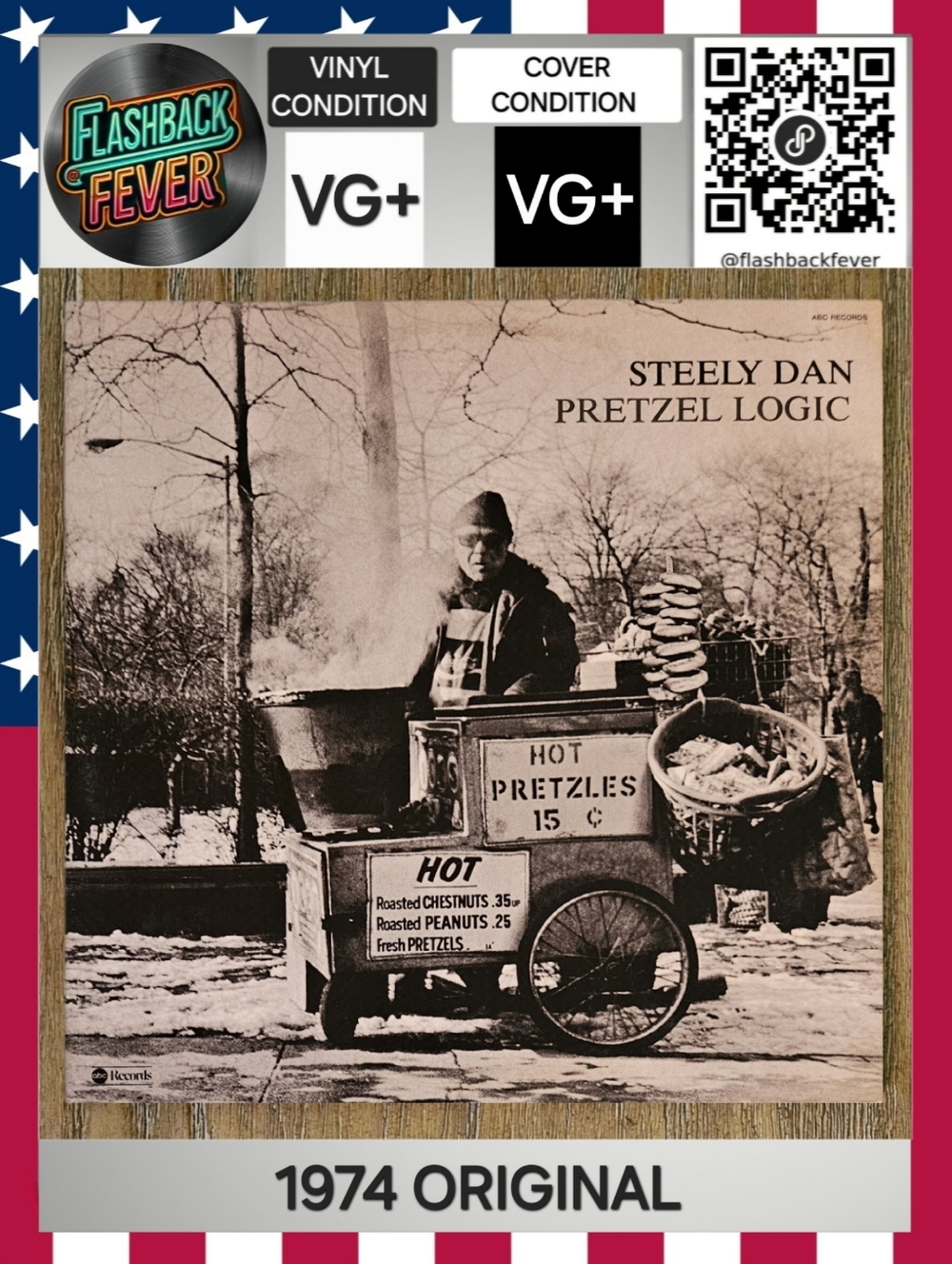 STEELY DAN•Pretzel Logic•1974 US (#ABCD-808)•Terre Haute Pressing